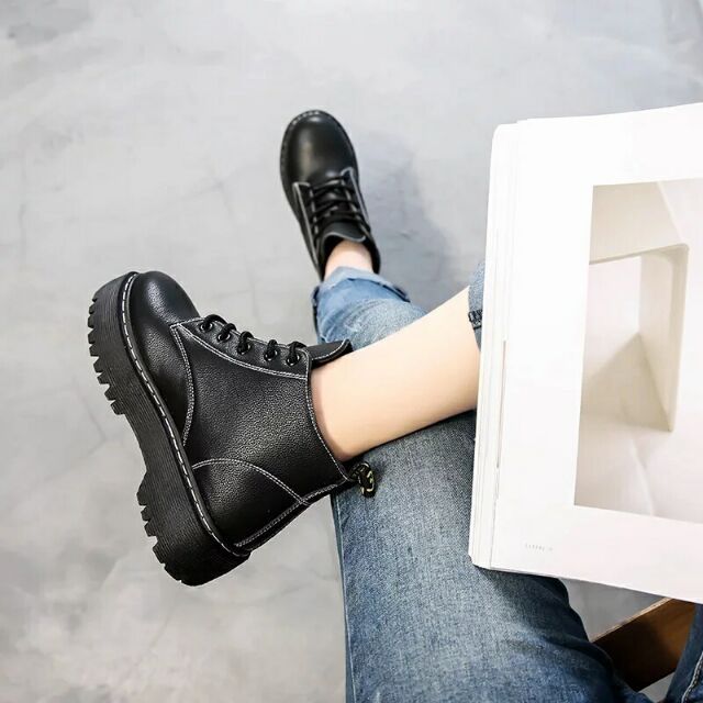 Giày da nữ độn đế (có sẵn) | BigBuy360 - bigbuy360.vn