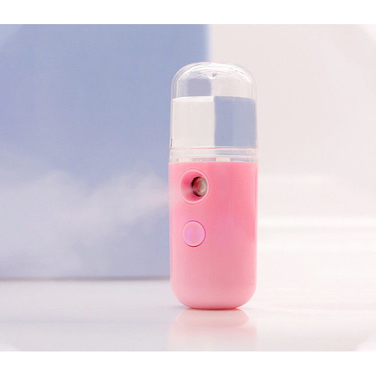 Máy Phun Sương - Xông Tinh Dầu Cầm Tay Xịt Khoáng MINI NANO - Cấp Ẩm Dưỡng Da - Làm Mát