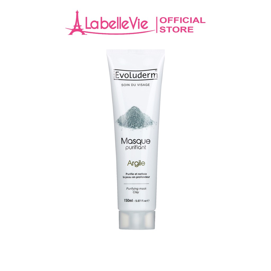 Mặt nạ dưỡng da Evoluderm Masque Purifiant Argile tinh chất đất sét xanh 150ml (3026)