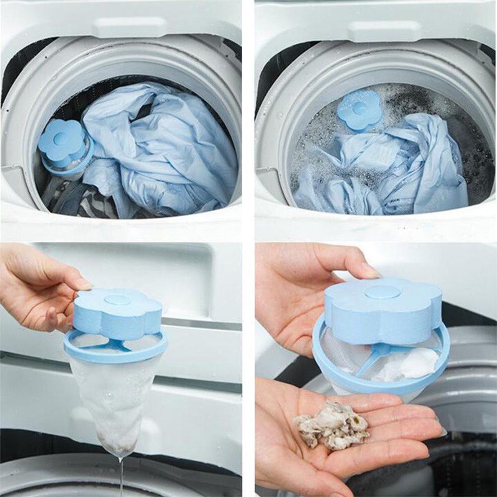 Túi lọc gom rác lồng máy giặt, Viên tẩy lồng máy giặt