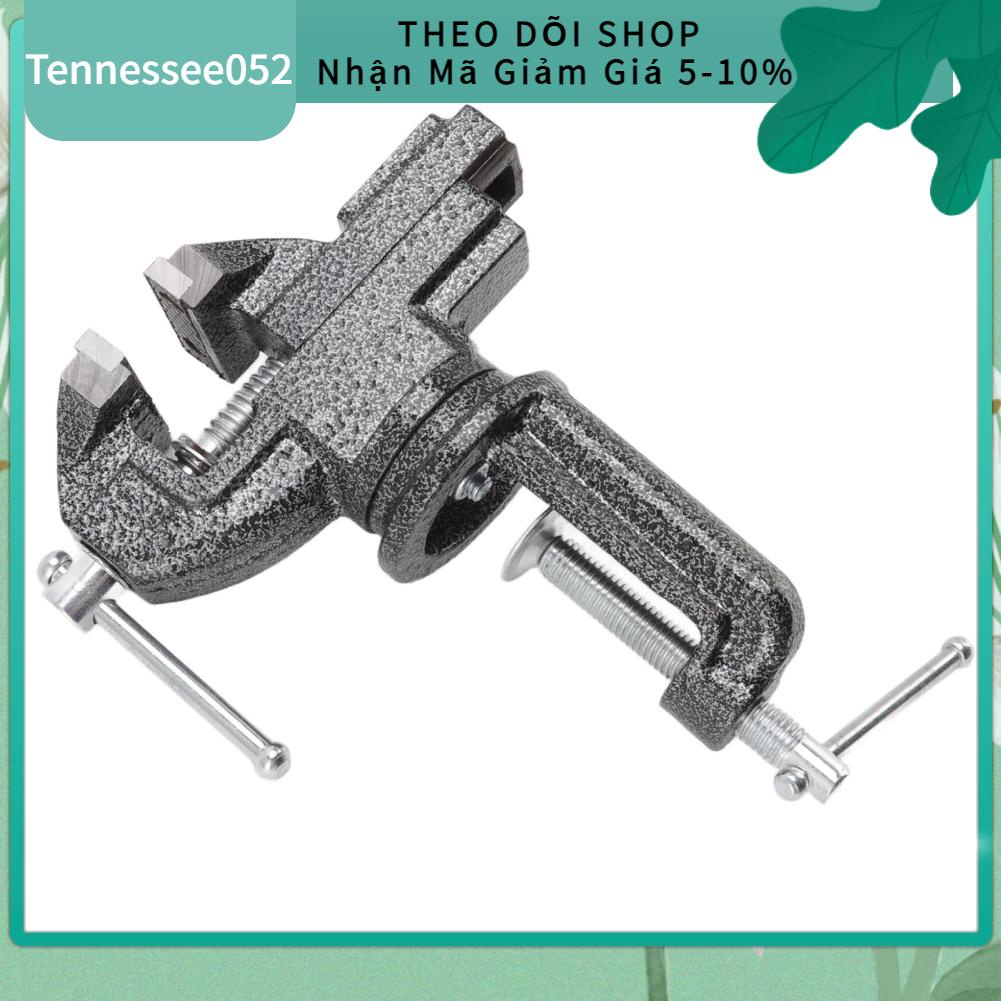 Tennessee052 Ghế dài Vise xoay 360 độ Kẹp nhỏ bằng thép đúc trên bàn để chế biến đồ trang sức gỗ