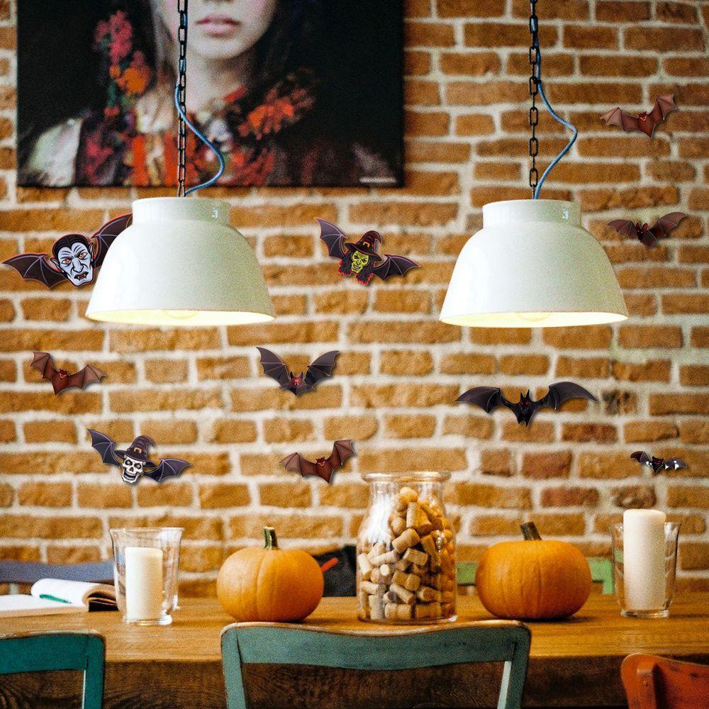 Bộ 12 Sticker Hoạt Hình Trang Trí Halloween