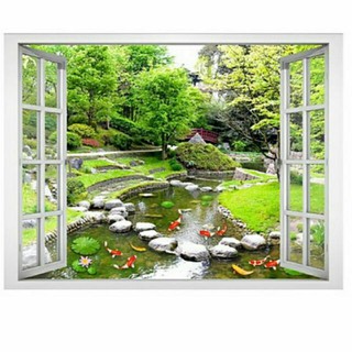 Tranh dán tường 3D in vải lụa