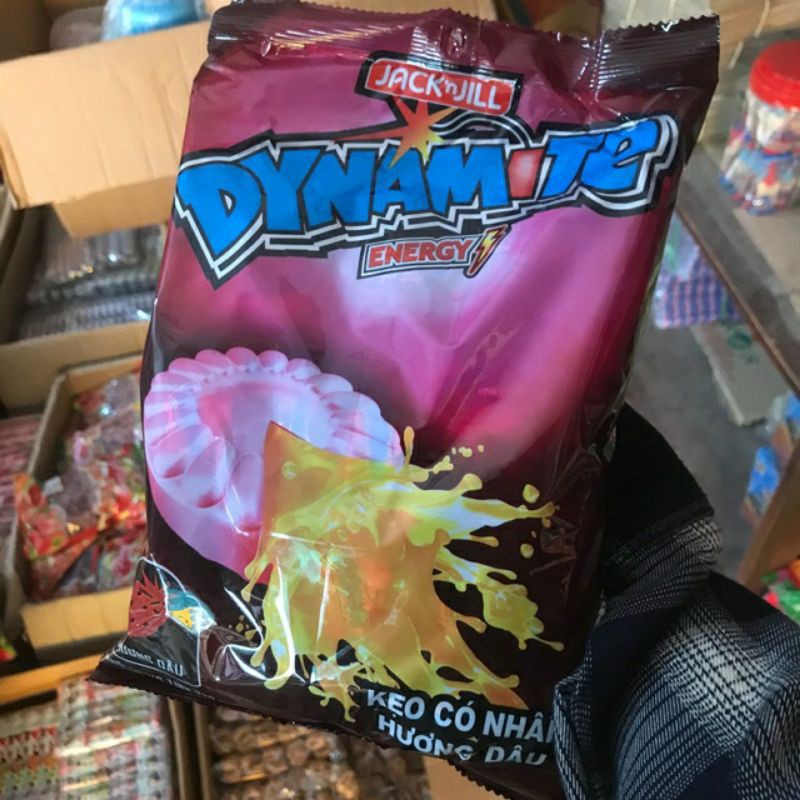 Kẹo Dynamite vị Bạc hà nhân socola / Dâu nhân tăng lực 330g