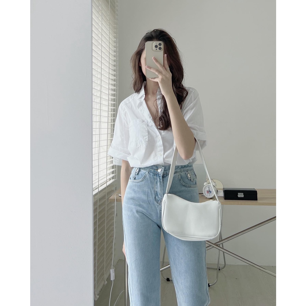 [Mã SKAMA8 giảm 8% đơn 300K] Sơ mi Audrey freesize (ảnh thật + feedback)