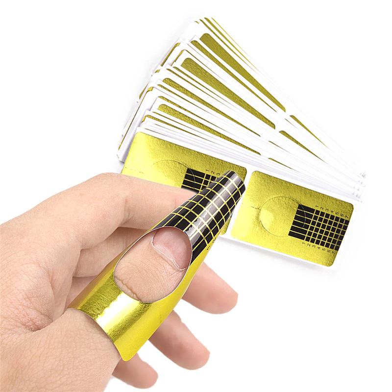 Set 100 miếng dán mở rộng định hình đầu móng