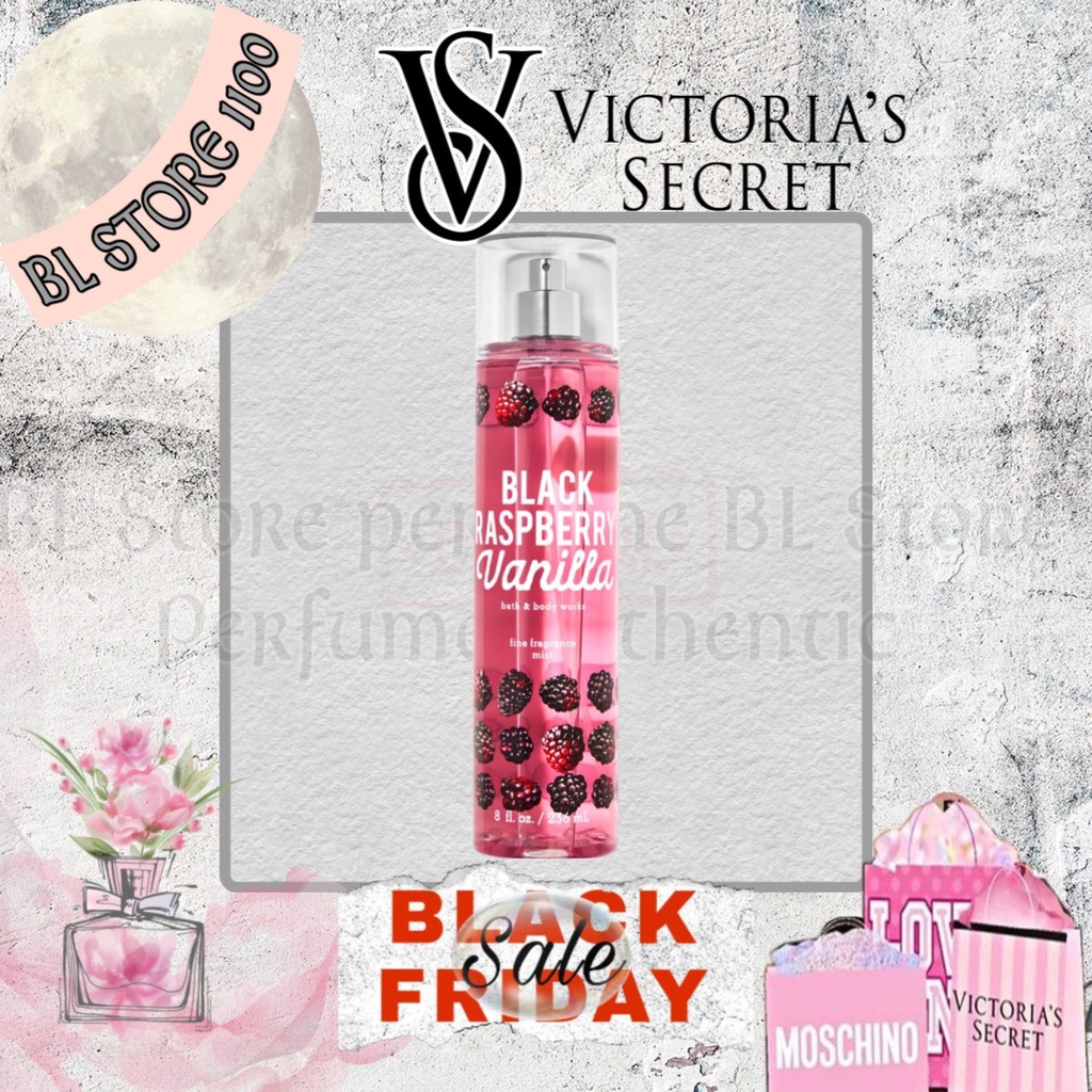 [BL] Xịt Thơm Toàn Thân Lưu Hương Mịn Da Bath &amp; Body Works - Black Raspberry Vanilla ( Mẫu dùng thử 10ml/30ml/50ml)