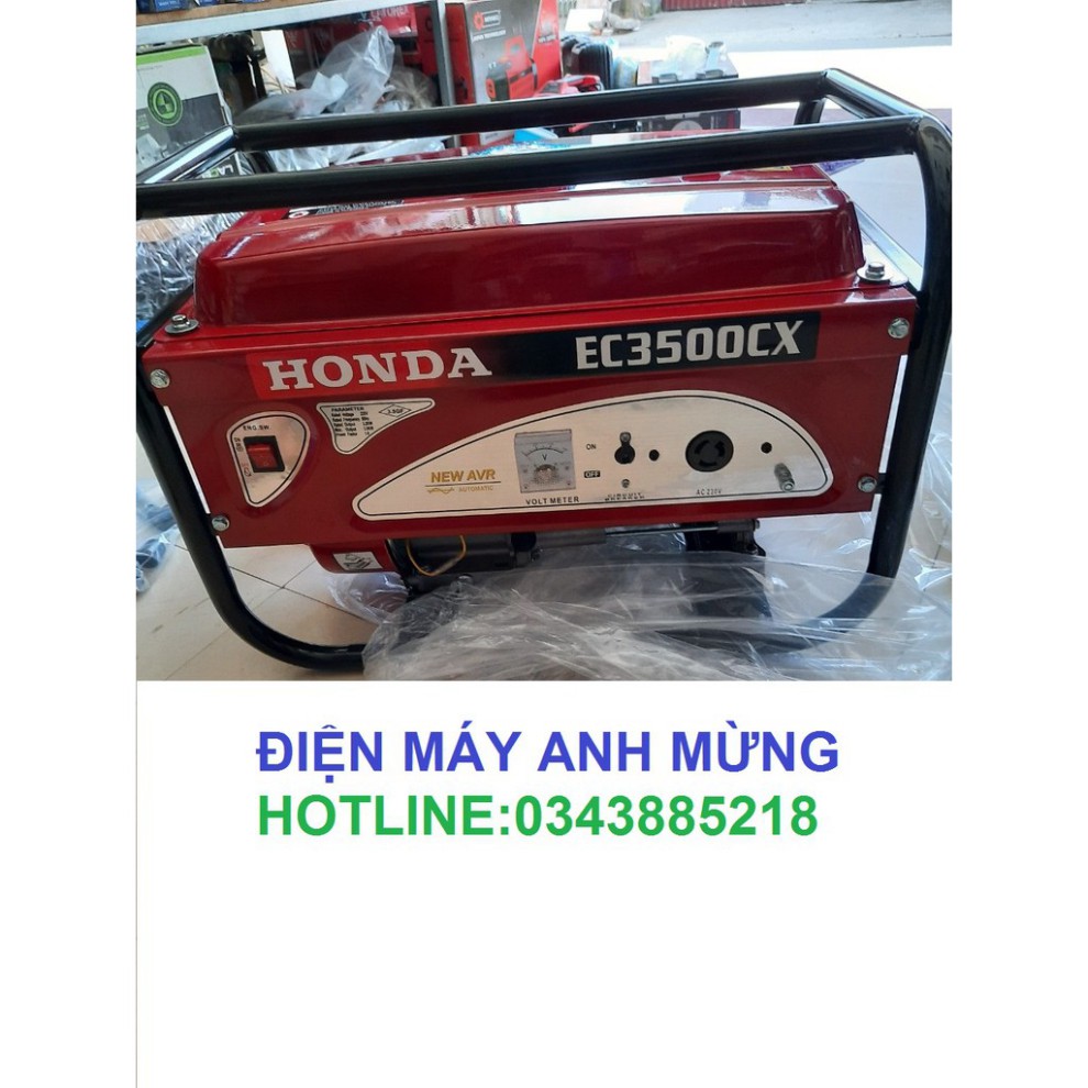 Máy phát điện Honda EC3500CX thái lan công suất 3kW, tiết kiệm nhiên liệu