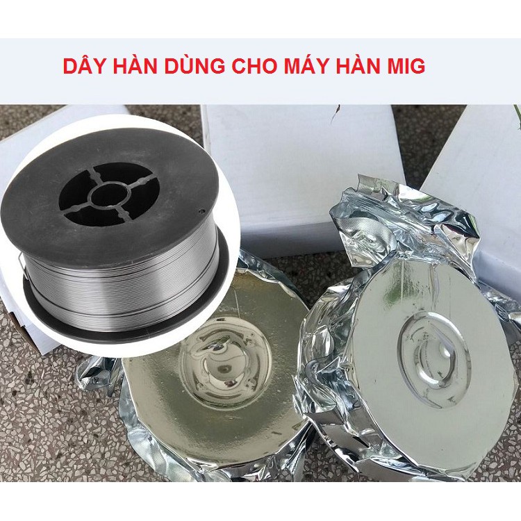 Cuộn Dây Hàn Lõi Thuốc, Dây Hàn Dùng Cho Máy Hàn Mig - Cuộn 1Kg Loại Tốt Nhất