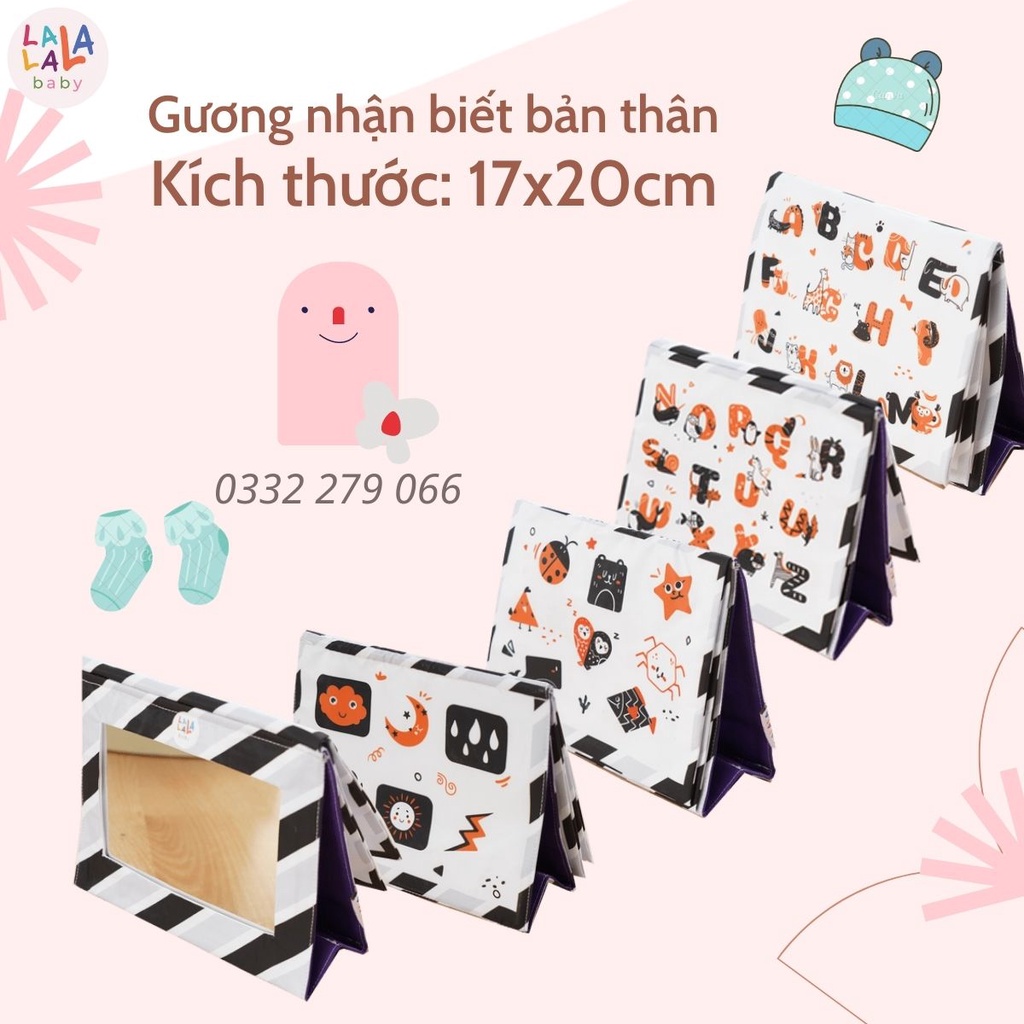 Bộ đồ chơi cho bé sơ sinh BABY BOX Lalala baby gôm 3 sản phẩm, phù hợp làm Quà tặng chẵn tháng