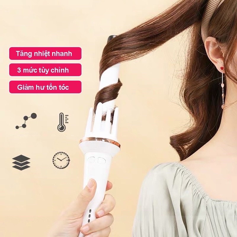 Máy làm tóc mini kemei 2 in 1 ( có hộp nhựa )