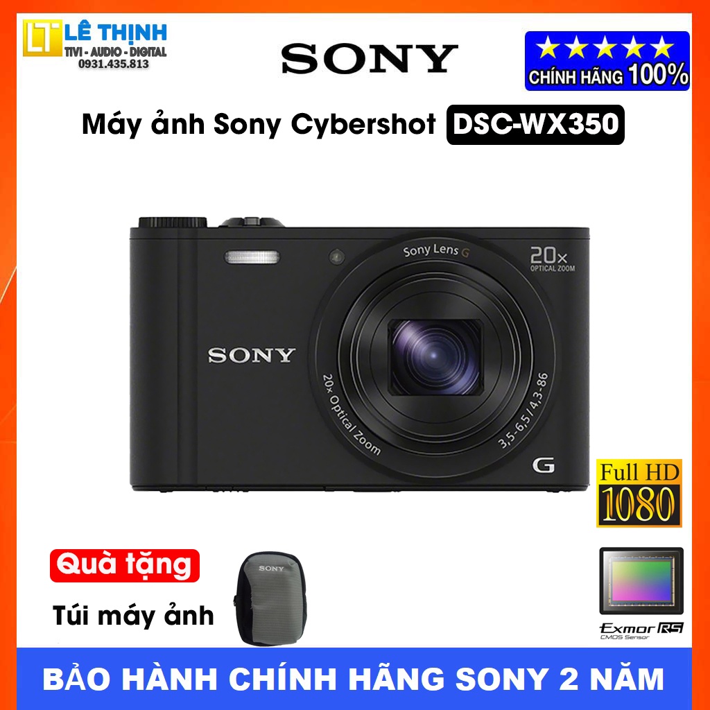 Máy ảnh Sony Cybershot DSC-WX350 - Hãng phân phối -Bảo hành chính hãng 24 tháng toàn quốc