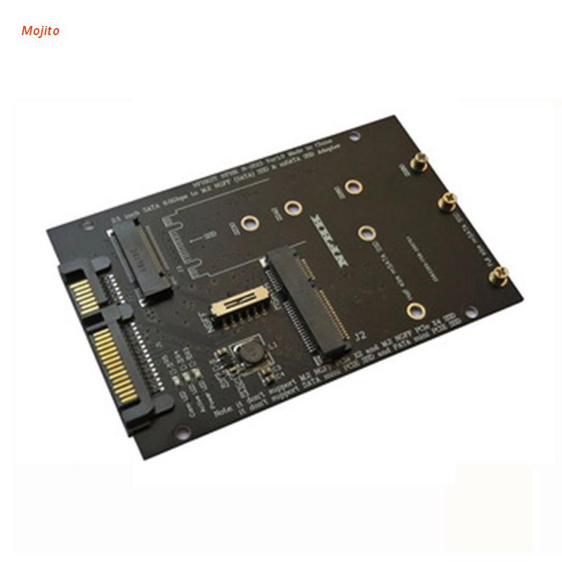 Bộ Chuyển Đổi Mojito 2 Trong 1 M.2 Msata Ssd Sang 2.5 '' 2230 2242 2260 2280 Cho Pc Laptop