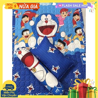 Set chăn gối cho bé 5 món mẫu doremon nobita