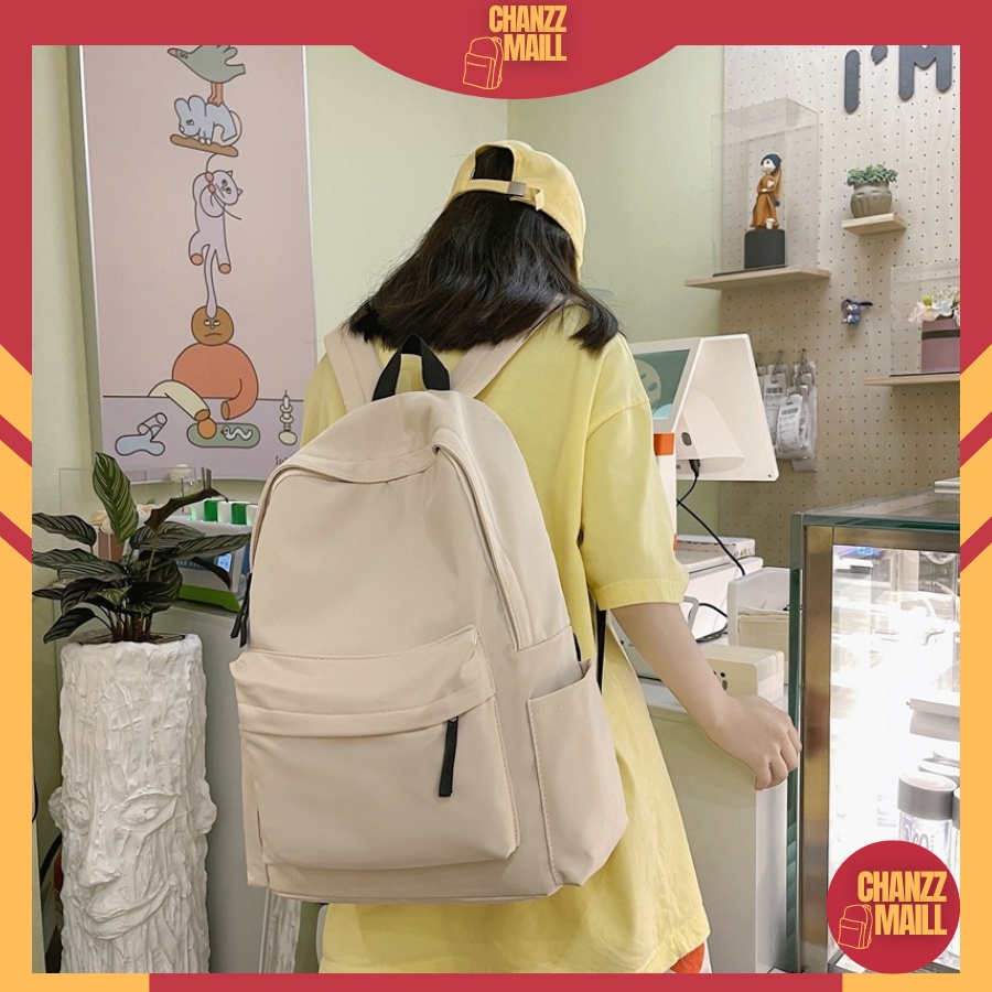 Balo Ulzzang Hàn Quốc nam nữ thời trang cặp đi học hottrend 2022 cute dễ thương basic ULZ0028