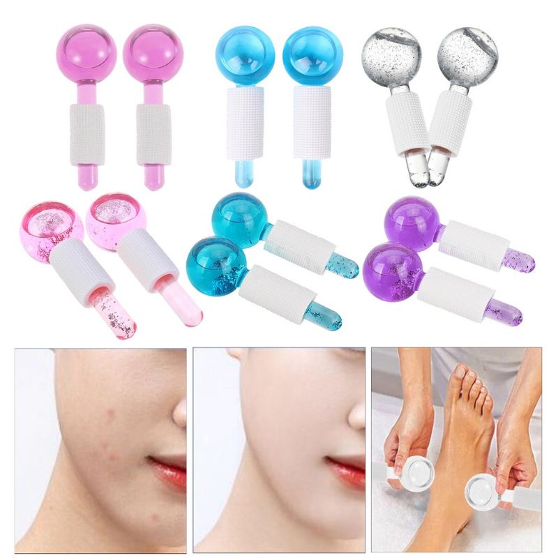 THANH LĂN LẠNH MASSAGE MẶT GIẢM BỌNG MẮT-THU NHỎ LỖ CHÂN LÔNG.QUẢ CẦU MASSAGE