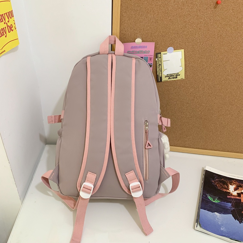 Balo PRETTYZYS sức chứa lớn phong cách Hàn Quốc 2022 thời trang trẻ trung cho nữ