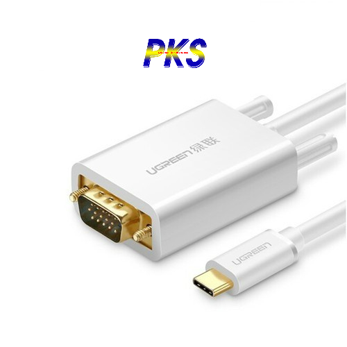 Cáp Chuyển Đổi Ugreen USB Type-C Sang VGA cao cấp chính hãng 30842