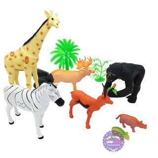 Bộ đồ chơi mô hình thú rừng HƯƠU đại THÀNH LỘC bằng nhựa - Mô hình động vật cho bé