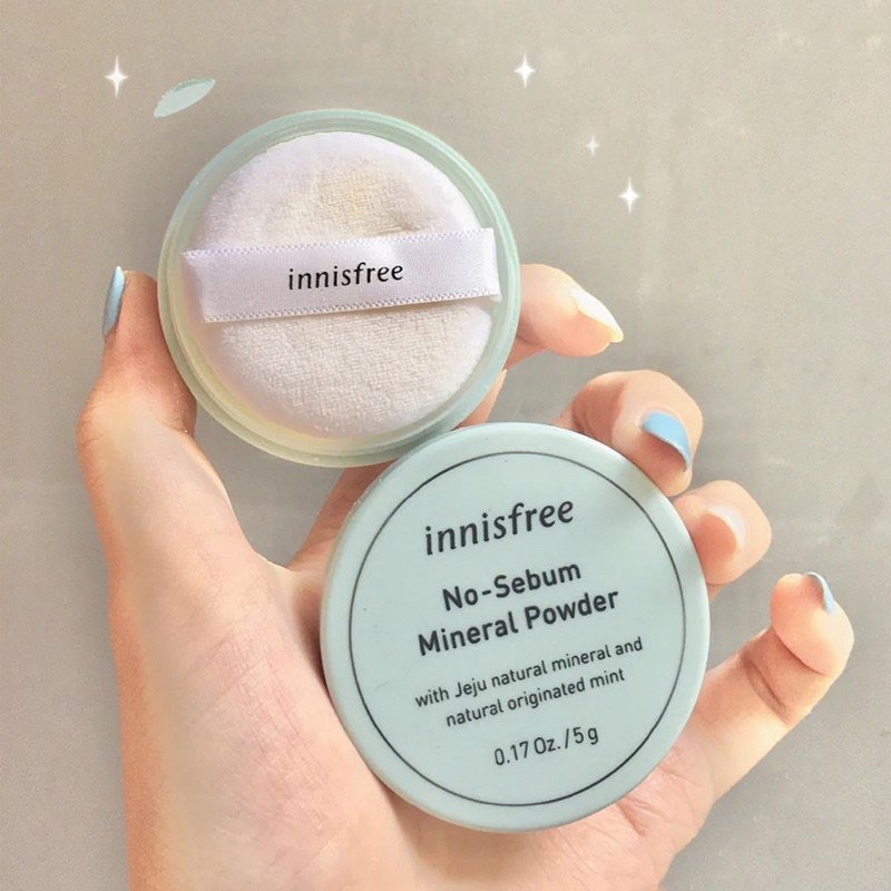[CHÍNH HÃNG/BILL HÀN] Phấn Phủ Kiềm Dầu Innisfree No Sebum Mineral Powder 5g Mẫu Mới | BigBuy360 - bigbuy360.vn