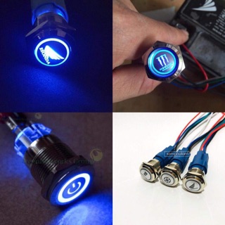 Công tắc độ xe máy có đèn LED cực đẹp