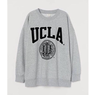 Ucla Áo Len Lông Cừu Cổ Thuyền Ash MISTY OBLONG