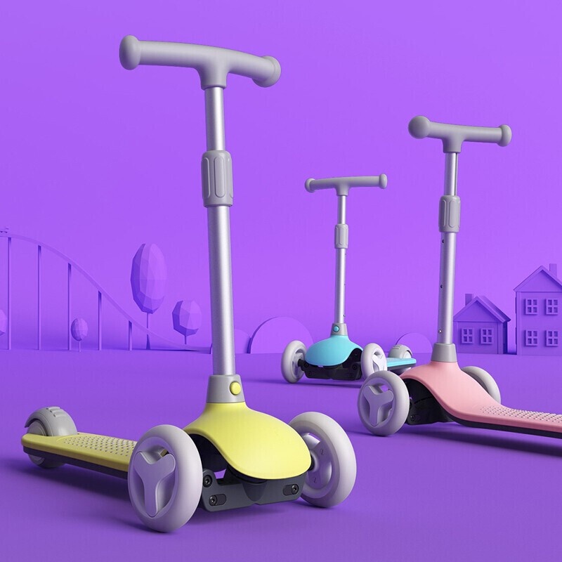 Xe trượt Scooter 3 bánh cho bé  Xiaomi MITU HBC01YM - Chịu Lực 50KG ,  có 3 chế độ độ cao điểu chỉnh