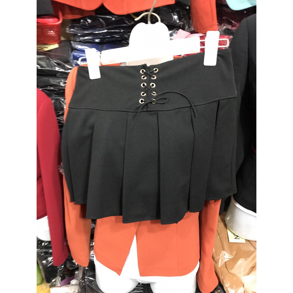 Chân váy xếp ly BUỘC DÂY sau | BigBuy360 - bigbuy360.vn