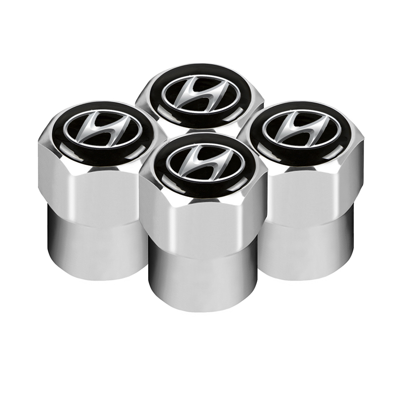 Bộ 4 Nắp Van Bánh Xe Hơi Cho Solaris Hyundai i10 Kona Getz Accent Elantra Sonata Tucson