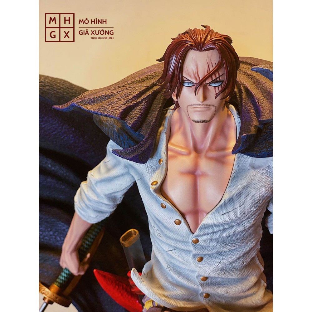 Mô Hình Tứ Hoàng Shanks Tóc Đỏ Cao 40cm Trạng Thái Chiến Đấu - Figure Tượng One Piece