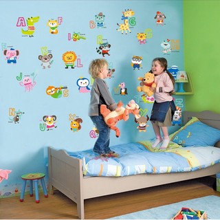 Decal dán tường chữ cái cho bé MS-128 [Sticker dán tường]