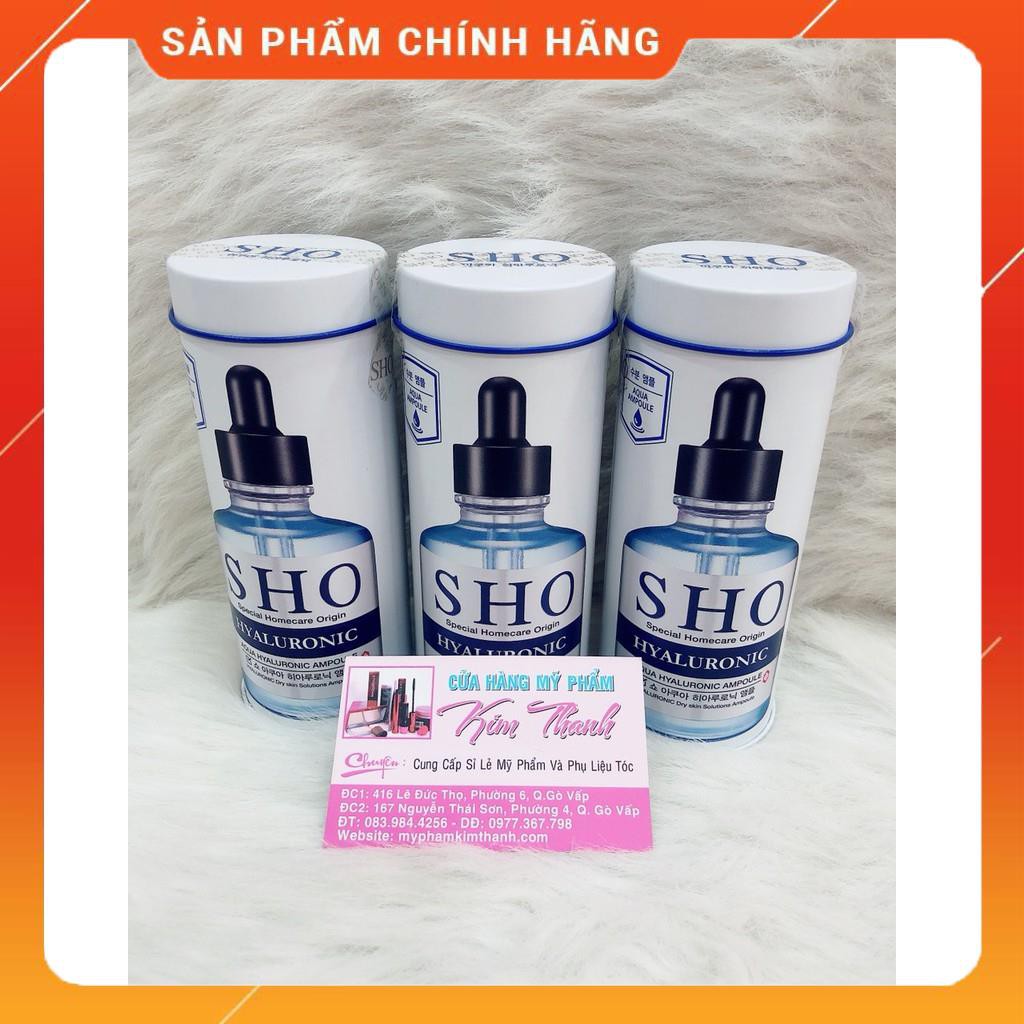 Tinh chất dưỡng da sáng mịn cấp ẩm dưỡng mềm da trắng hồng đàn hồi chống nhăn da SHO Hyaluronic Aqua Hyaluronic Ampoule,