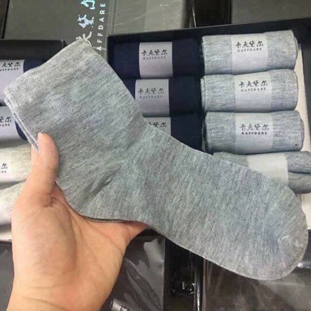 Hộp 10 đôi tất chống thối nam full box