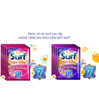 3 gói nước xả vải Surf cao cấp (tặng kèm)