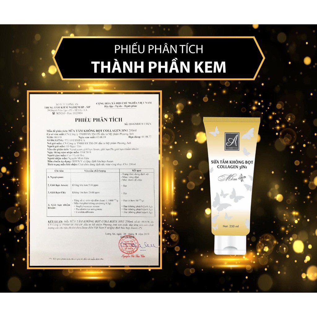 Sữa Tắm Trắng Da Không Bọt Collagen ACosmetics 250ml (Collagen A Cosmetics) Mỹ Phẩm Phương Anh ACosmetic | BigBuy360 - bigbuy360.vn