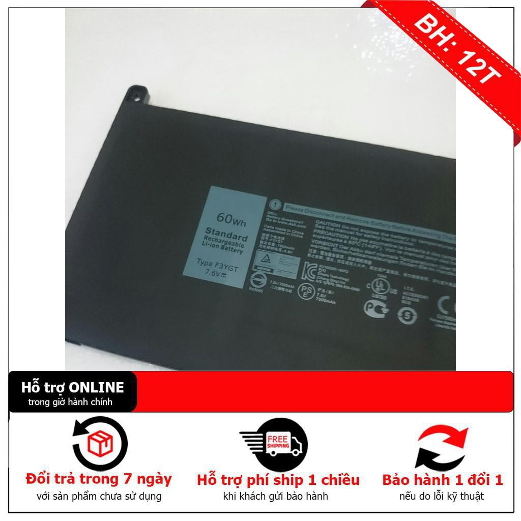 [BH12TH] PIN LAPTOP DELL LATITUDE E7280 E7480 BATTERY F3YGT DM3WC 2X360WH 7.6V 9G MYJ96 DJ1J0