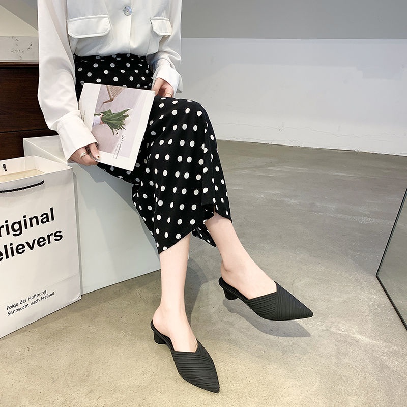 Dép Cao Gót Thiết Kế Đơn Giản Thời Trang Cho Nữ