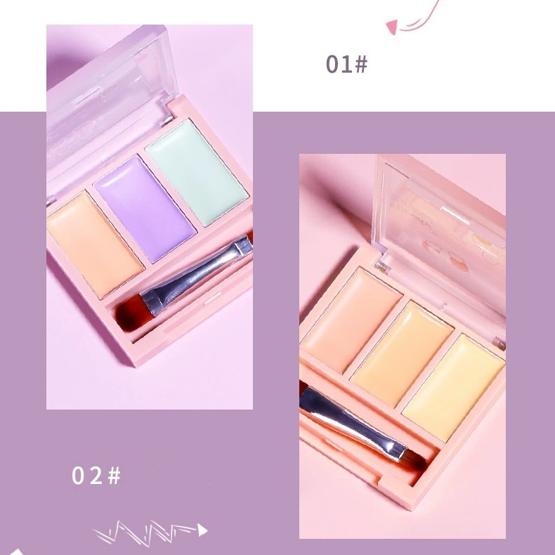 Bảng che khuyết điểm 3 màu XIXI Lovely Make up Fashion XIXI15 | BigBuy360 - bigbuy360.vn
