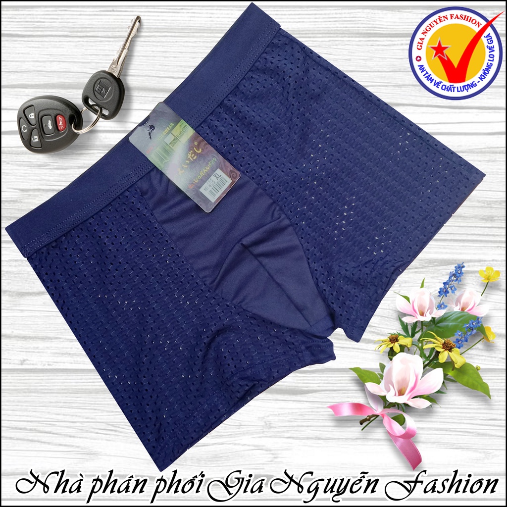 Combo 4 Quần sịp đùi nam Thun lạnh Thông hơi siêu mát - Hàng cao cấp xuất Nhật