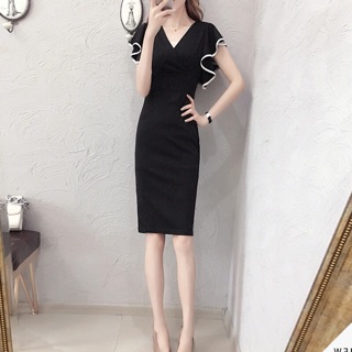 Váy body tay bèo