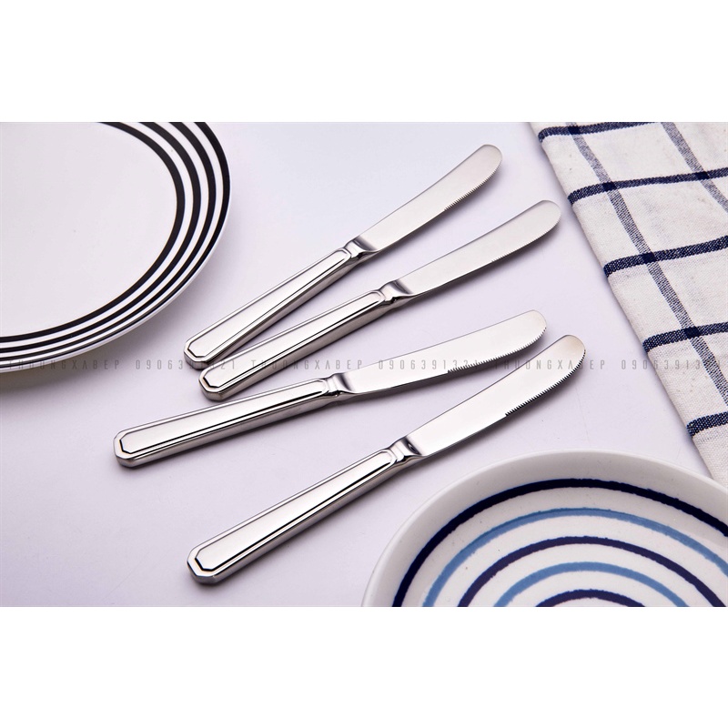 Dao Inox Ăn Bơ Cao Cấp 16.5cm - Inox 18/10