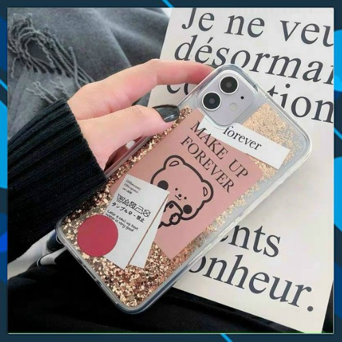 Ốp lưng iphone kim tuyến chảy in hình màu vàng lấp lánh 6/6s/6plus/7g/8g/7plus/8plus/x/xsmax/11/11pro/12/12pro