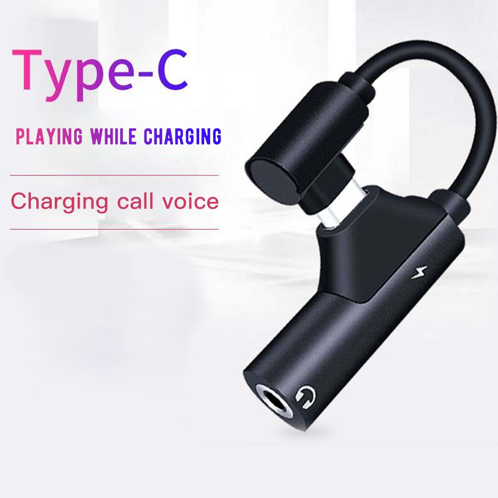 Đầu chuyển cổng USB type C sang cổng âm thanh 3.5mm cho điện thoại Huawei Xiaomi