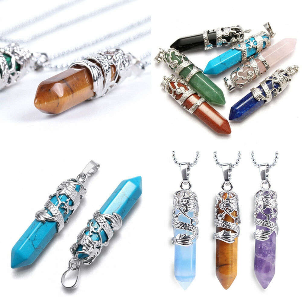 vòng cổ Mặt Đá Tự Nhiên Thời Trang Cho Cặp Đôi