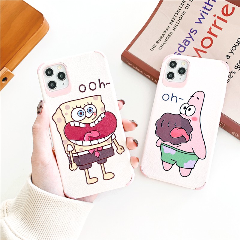 Ốp lưng iphone Bob & Patrick da viền chống va đập 5/5s/6/6plus/6s/6splus/7/7plus/8/8plus/x/xs/11/12/pro/max/plus/promax | BigBuy360 - bigbuy360.vn