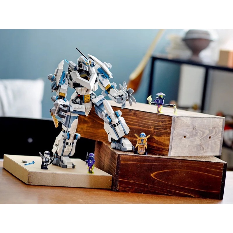 Mô hình lắp ráp Lego Ninjago Bela Lari Tank 11660 71738 - Đồ chơi xếp hình Robot titan của Zane