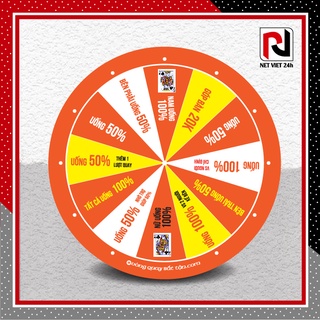 Vòng Quay Ăn Nhậu, kích thước 24cm