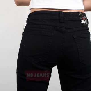 Quần Jeans baggy đen trơn (mã 105)