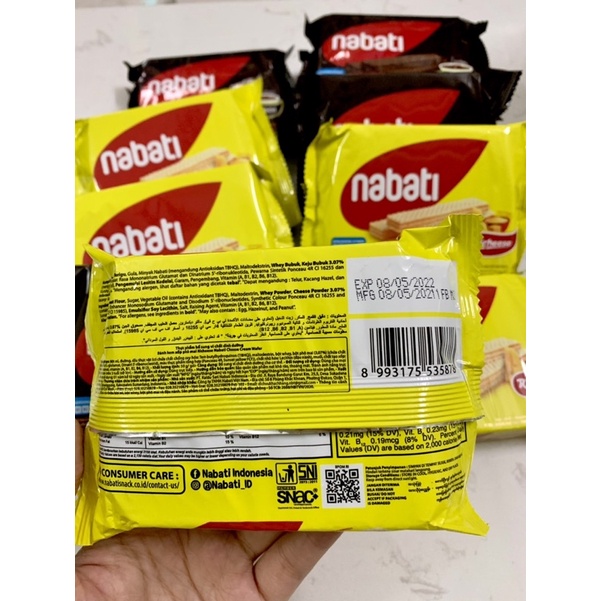 [Tân Phú] Bánh xốp Nabati Richeese kem phô mai, socola gói 50g | BigBuy360 - bigbuy360.vn