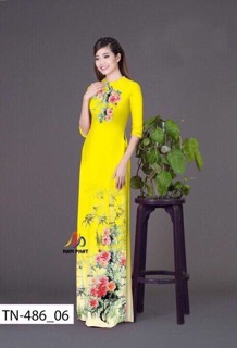 Vải tơ ý và lụa lạnh ,in 3D